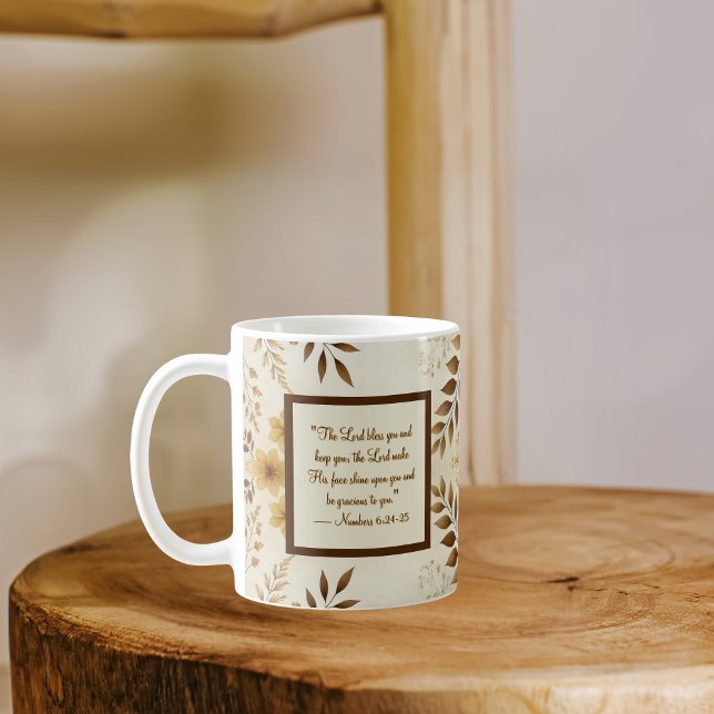 Bondgårdsblommig morgonönskningsmugg kaffemugg (Skapare uppladdad)