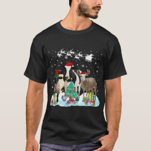 Bondgårdsdjur Julgran Får Ko Gett Ren T Shirt