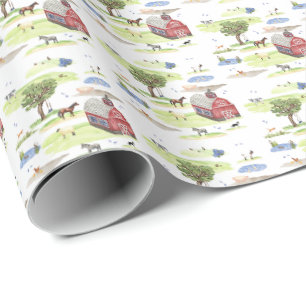 Bondgårdsdjur Toile (originalfärger) Presentpapper