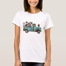 Bondgårdsdjur Truck Shirt För Födelsedagspresent F