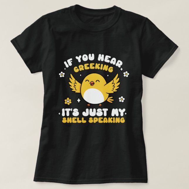 Bondgårdsdjurs skoj T-shirt fågelägare rolig (Design framsida)