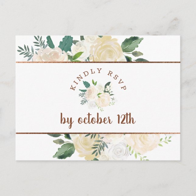 Bondgårdsfräscht Rustik Landsbygds Måltidsval RSVP Vykort (Framsida)