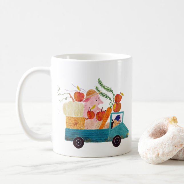 Bondgårdsglädje – Whimsical Landsbyglädje | Kind O Kaffemugg (Med munk)