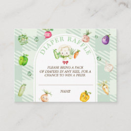 Bondgårdsmarknad blöjbricka Baby Shower Tilläggskort