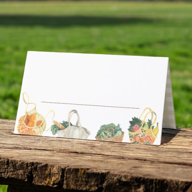 Bondgemarknad Bröllopsfest Dessertbord Placeringskort (Skapare uppladdad)