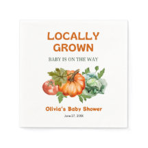 Bondgemarknad Lokalt Odlad Baby Shower