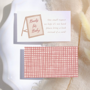 Bondgemsmarknad Baby Shower Böcker För Bebis Tilläggskort