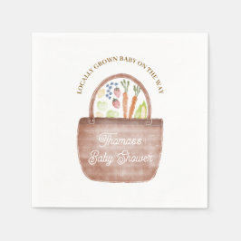 Bondgummarknad Baby Shower Inbjudan Pappersservett