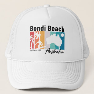 Bondi Australia Vintage Retro Souvenirs 80-tal Keps