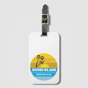Bondi Beach Australia Button Bagagebricka
