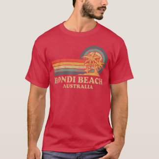 Bondi Beach Australia Family Vacation Vintage Hand T Shirt