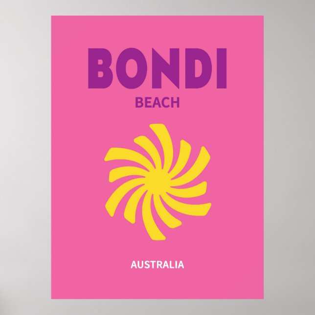 Bondi Beach Australia Poster (Framsidan)