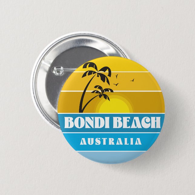 Bondi Beach Australien Knapp (Framsida & baksida)
