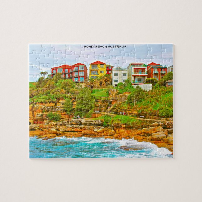 Bondi Beach Australien Pussel (Horisontell)