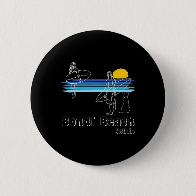Bondi Beach Australien, Surfande strand Surf Guy M Knapp (Framsida)