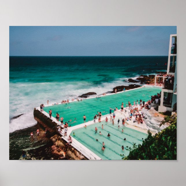 Bondi Beach Icebergs Bassäng - Poster (Framsidan)