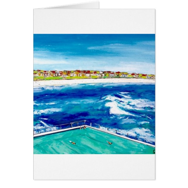 Bondi Beach Icebergs Hälsningskort (Framsidan)