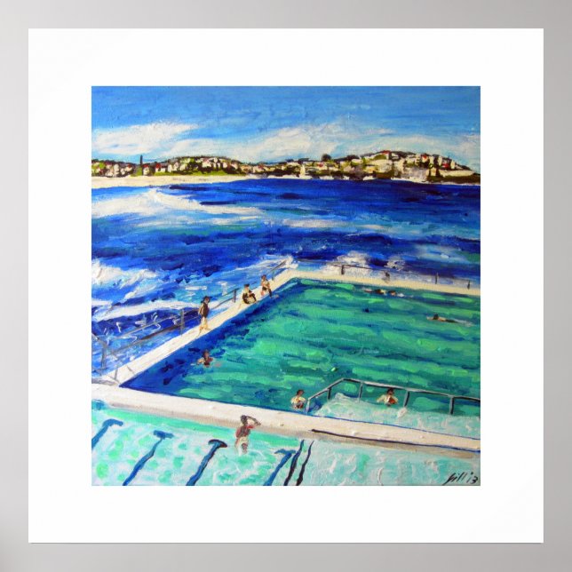 Bondi Beach Icebergs Poster (Framsidan)