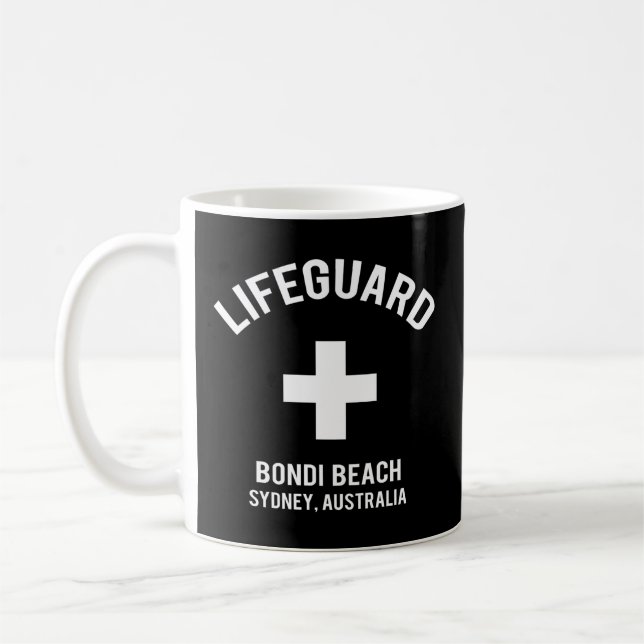 Bondi Beach Lifeguard Kaffemugg (Vänster)