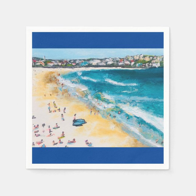 Bondi Beach Summer Pappersservett (Framsidan)