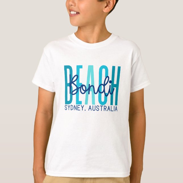 Bondi Beach Sydney Australia (Ocean) T Shirt (Framsida)