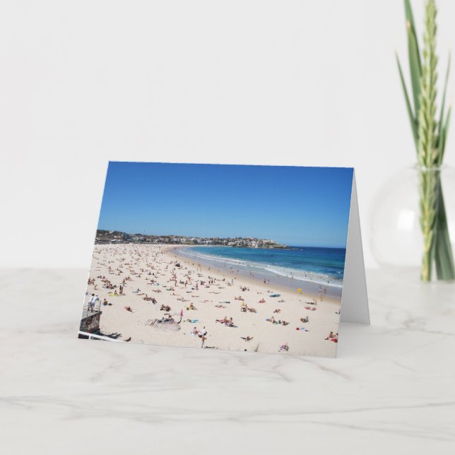 Bondi Beach, Sydney, Australien Kort (Framsida)
