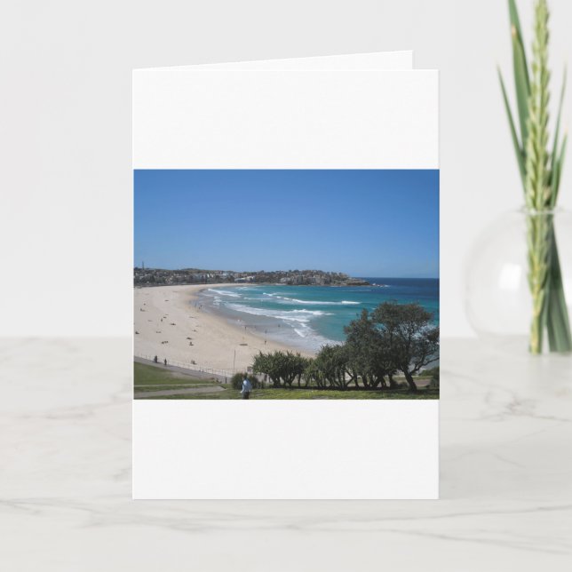 Bondi Beach Sydney Australien Kort (Framsida)