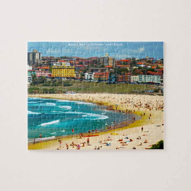 Bondi Beach Sydney Pussel (Horisontell)