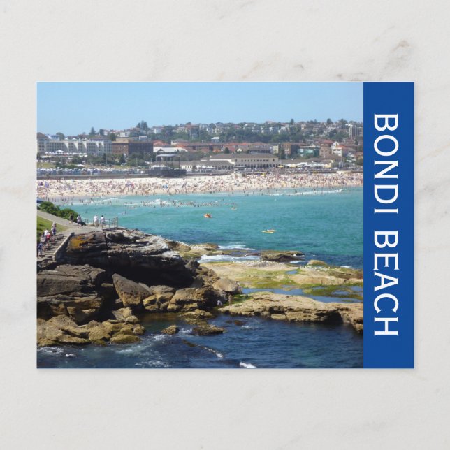 Bondi Beach-vy Vykort (Framsida)