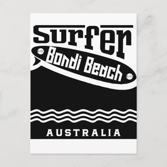 Bondi Beach Vykort (Framsida)