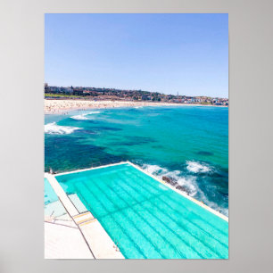 Bondi Icebergs Fotografisk teckning Poster