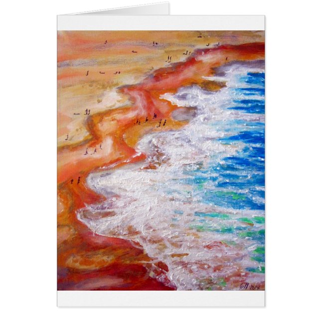 Bondi Sommarens slut Hälsningskort (Framsidan)