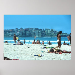 Bondi strand poster