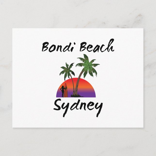 bondi stränsynney vykort (Framsida)