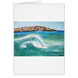 Bondi Surfa ..Iconic och populär Aussie Beach Hälsningskort