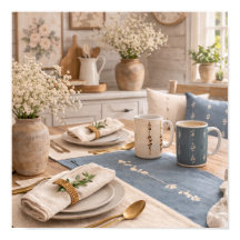 Bondkök Stilleben Botaniskt Bord