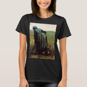 Bondkvinna grävande av Vincent van Gogh T Shirt