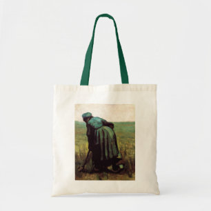 Bondkvinna som gräver av Vincent van Gogh Tygkasse