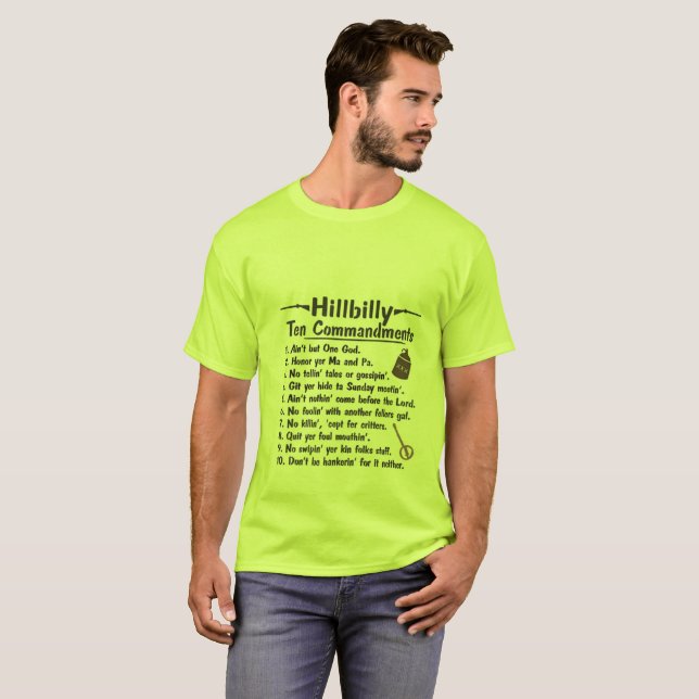 Bondlurk 10 commandments tee (Hel framsida)