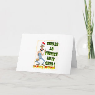 Bondlurken som är festlig som den, får helgkort