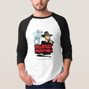 BondlurkHauntings 3/4 sleeve i svart Tee