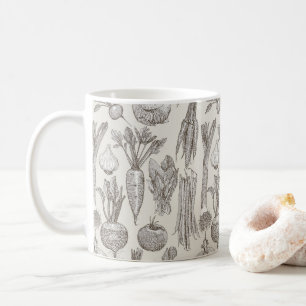bondmarknad grönsaker te stark vit kaffemugg