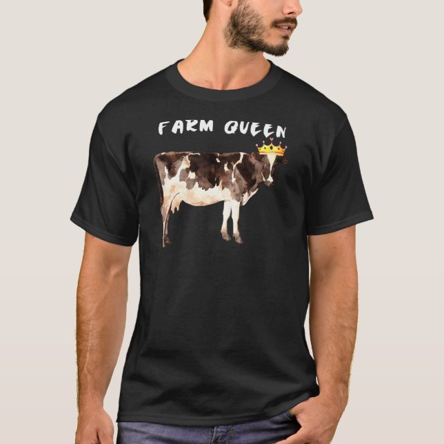 Bondrottning Ko Kronprinsessa T Shirt (Framsida)