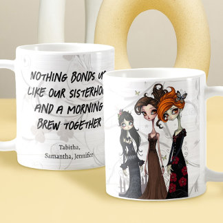 Bonds of Sisterhood Best Friends Kaffemugg