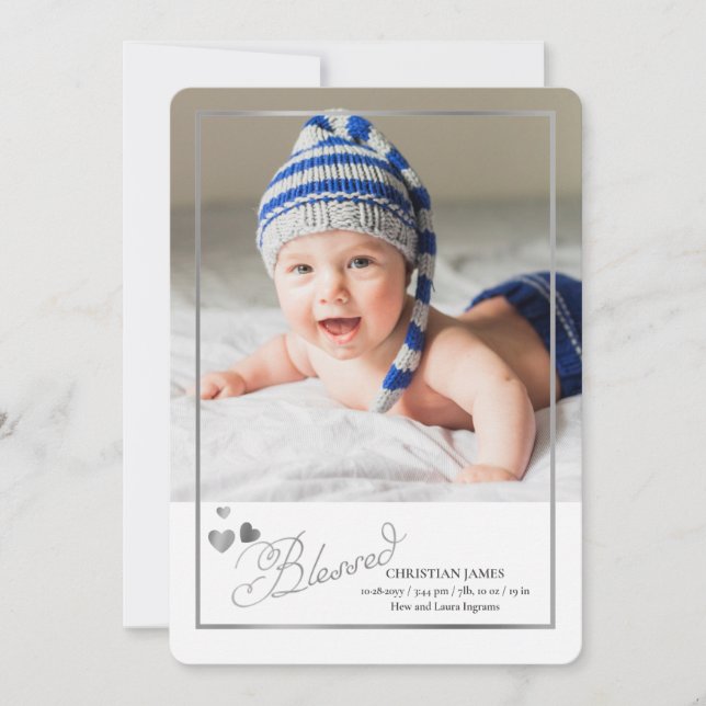 Böndsmeddelande om bläkt kalligrafi julkort (Framsida)