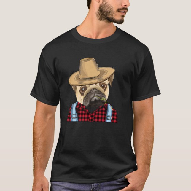 Bondvalp Jordbrukshund T Shirt (Framsida)