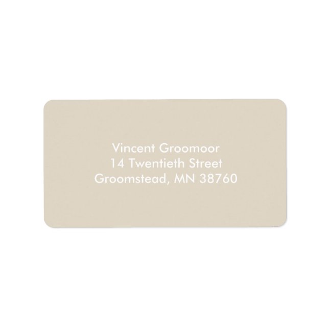 Bone Adressetikett (Framsidan)