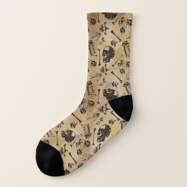 Bone Anatomy Archeology Socks Strumpor (Vänster utanför)