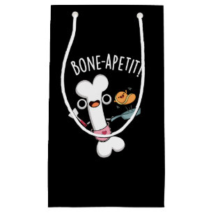 Bone Apetit Funny Cooking Pun Mörk BG