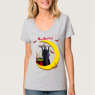 Bone appe treat Grått Halloween T-Shirt